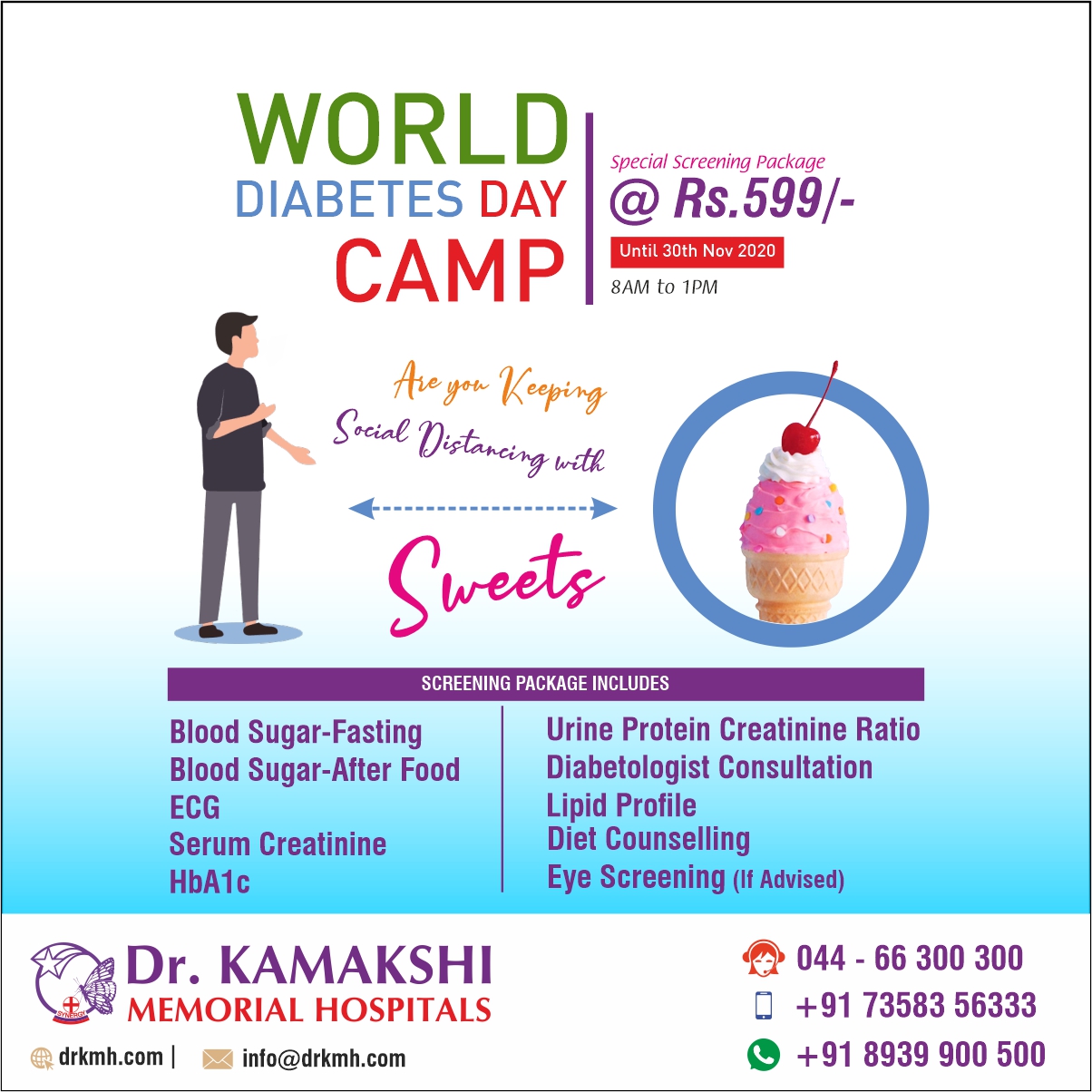 drkmh World Diabetes Day 2020 Camp
