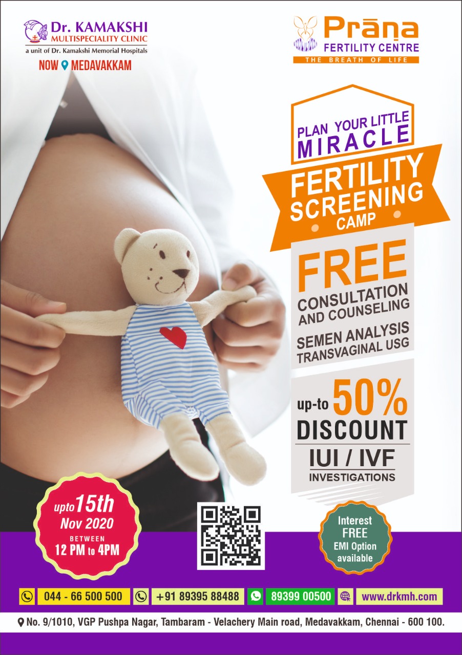 drkmh Fertility Screening Camp @ Medavakkam